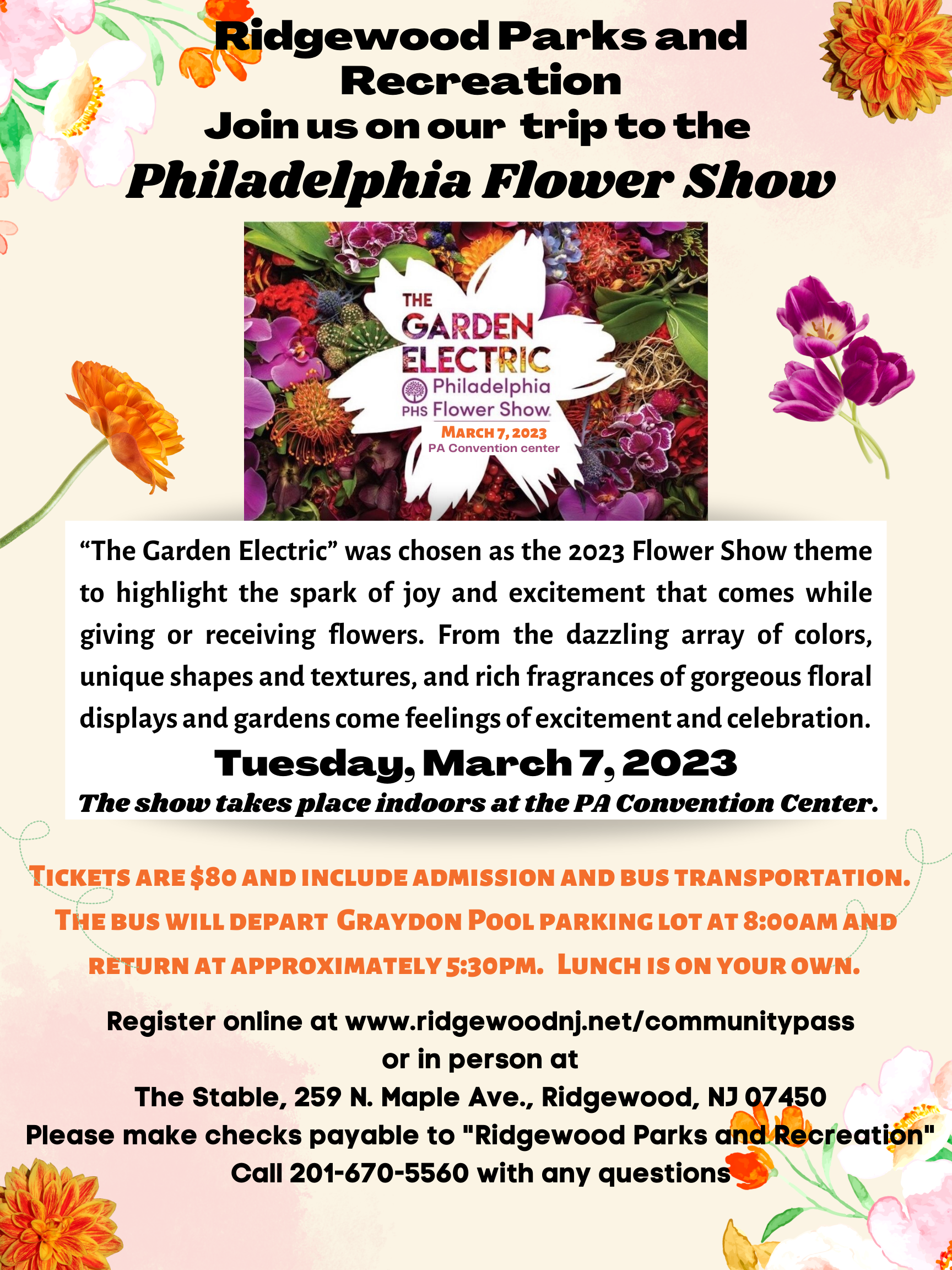 Philadelphia Flower Show 2023 for Social Media