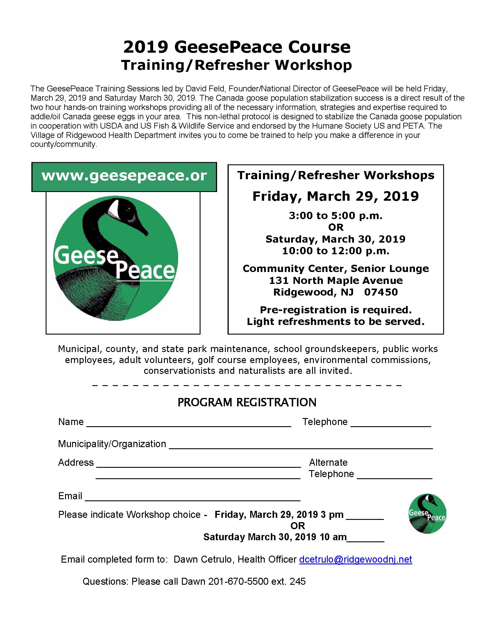 Ridgewood GeesePeace Training Workshop 2019 002